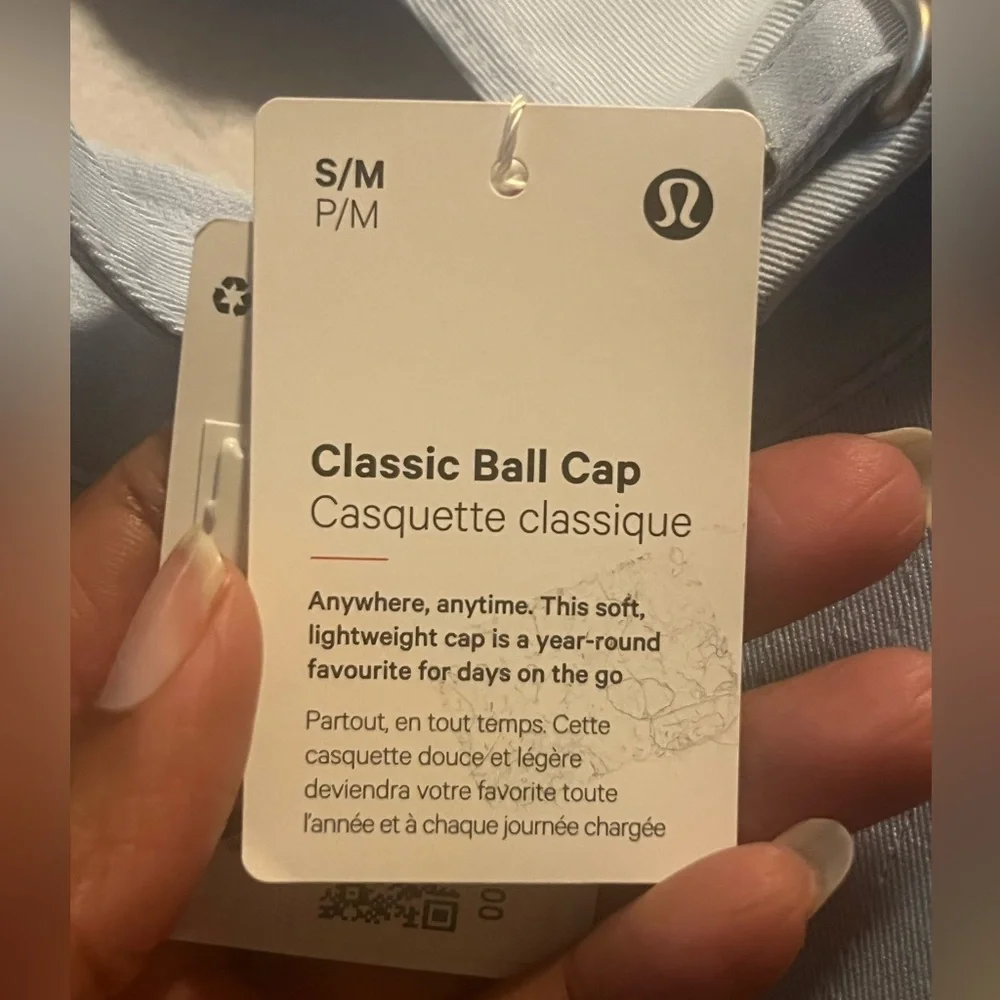 🍋 NWT Lululemon Unisex Classic Ball Cap Wordmark - Windmill/Kayak Blue - Sz S/M